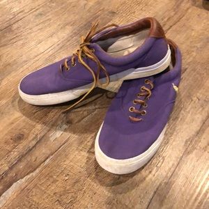 Purple Polo shoes by Ralph Lauren size 10